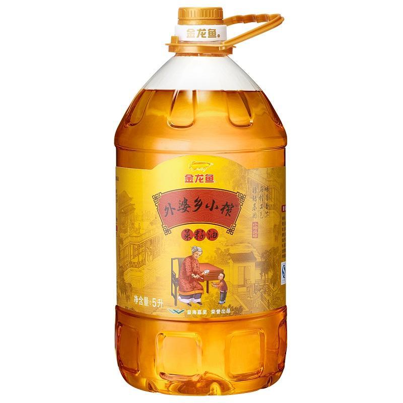 金龙鱼外婆乡小榨菜籽油（非转）5L