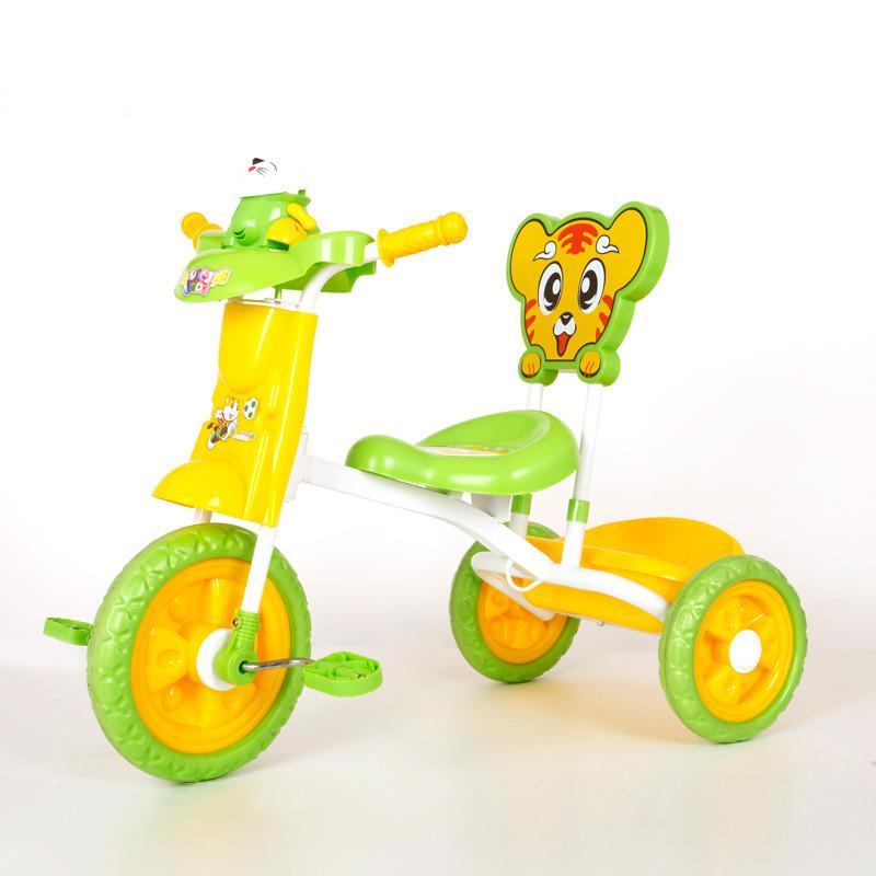 多宝爱 儿童自行车三轮车脚踏车宝宝小孩幼儿童车玩具车 绿色