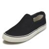 DOUBLESTAR双星DSA694 L002帆布鞋生活休闲鞋韩版潮流简约情侣鞋低帮鞋子青春风运动风春秋季通用 A色-黑色 35码