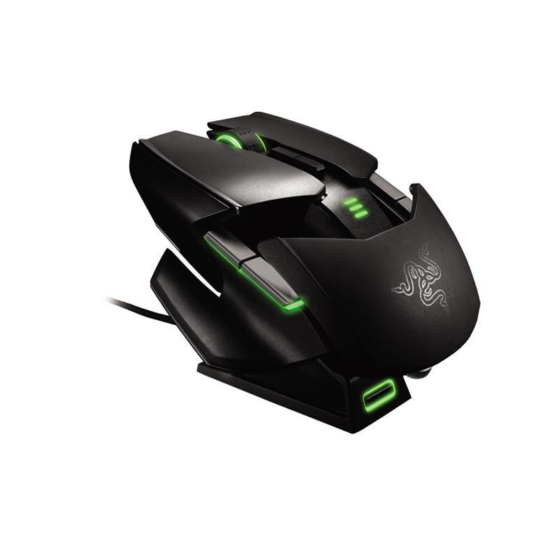 雷蛇(razer)奥罗波若蛇 ouroboros 游戏鼠标 无线双模 黑色