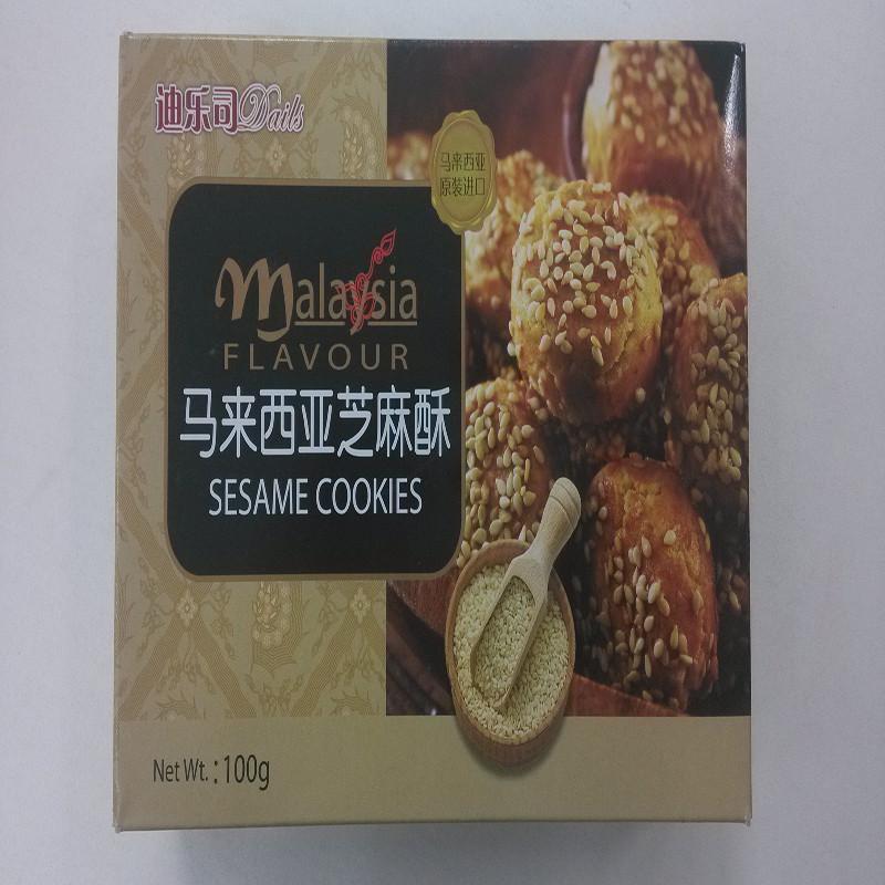迪乐斯马来西亚芝麻酥100g