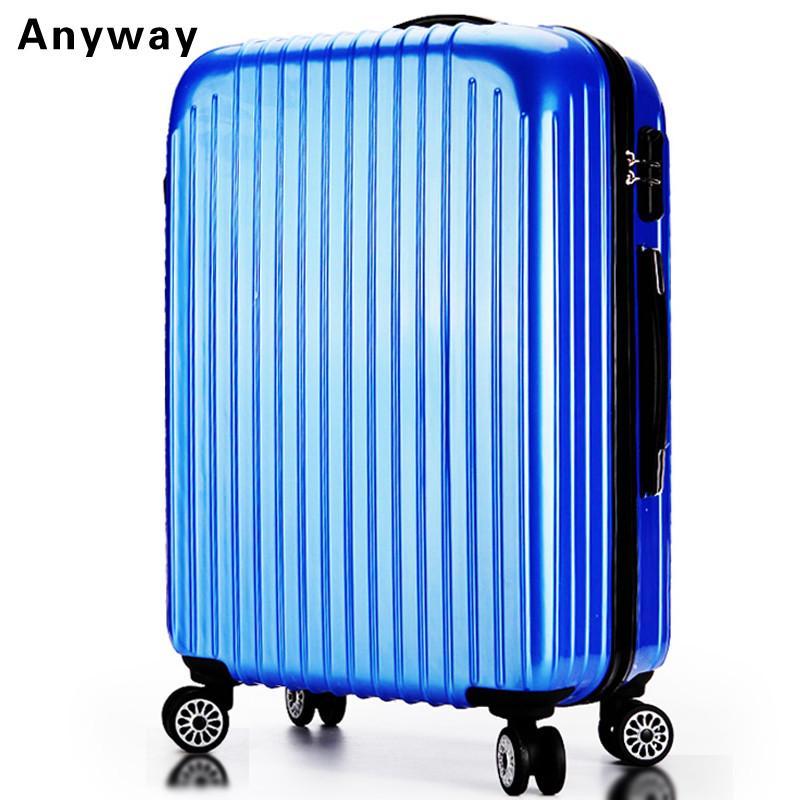 anyway登机箱万向轮行李箱拉杆箱aw-819旅游箱超轻炫彩拉杆箱包邮