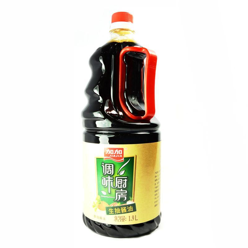 加加调味厨房生抽酱油1.9L