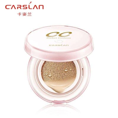 卡姿兰cc家族新品蜗牛气垫调控霜气垫cc霜01#丝白色