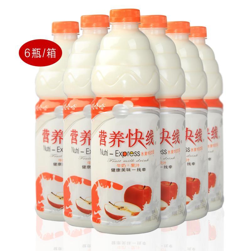 娃哈哈營養快線果汁牛奶原味1.5l*6/箱