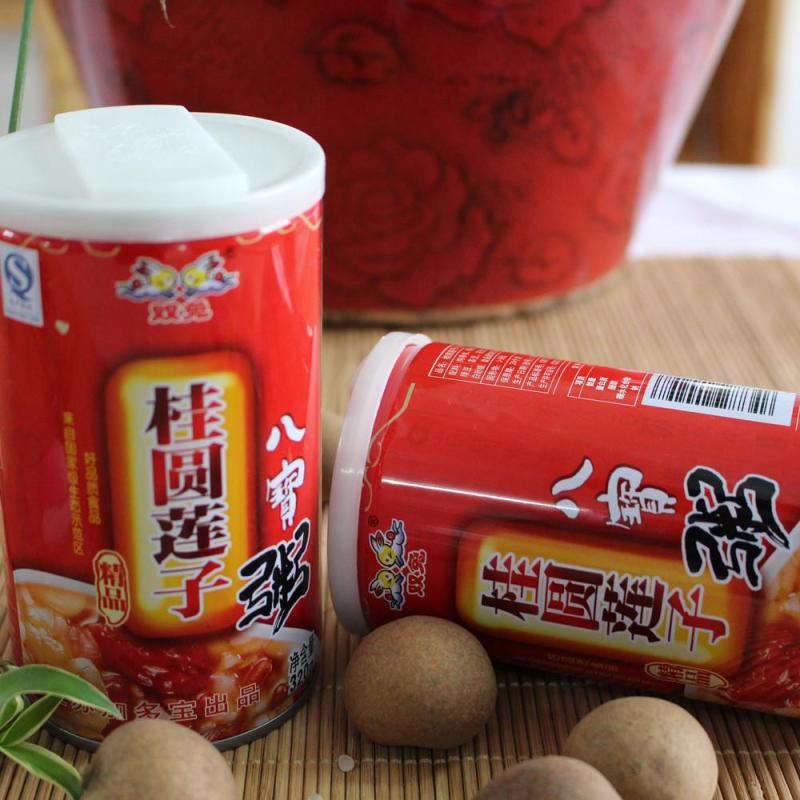 双兔桂圆莲子八宝粥320g单罐高清实拍图