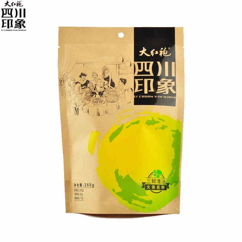 大红袍四川印象三鲜清汤火锅底料260g