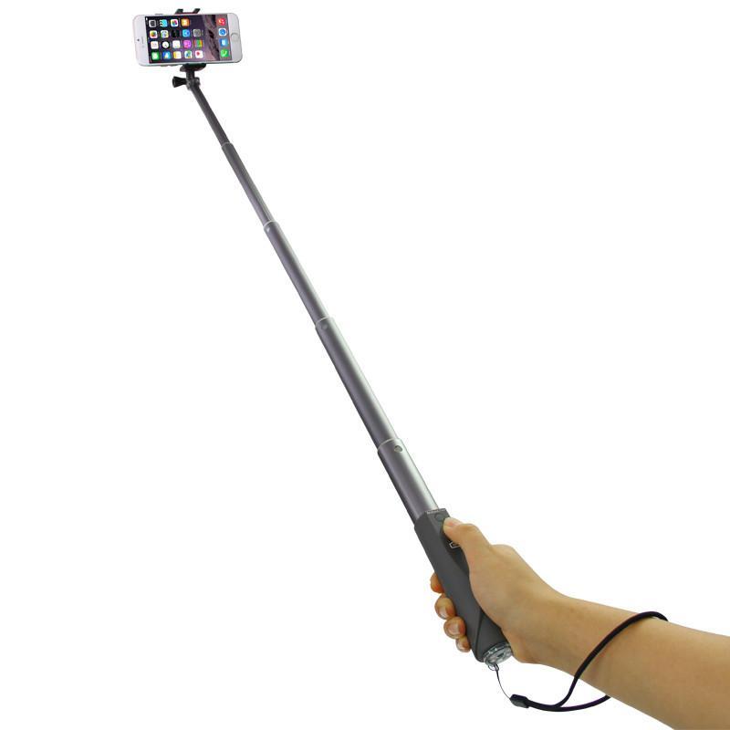 Pearlty 多一折无线一体式自拍杆 锖(一体式-90cm)