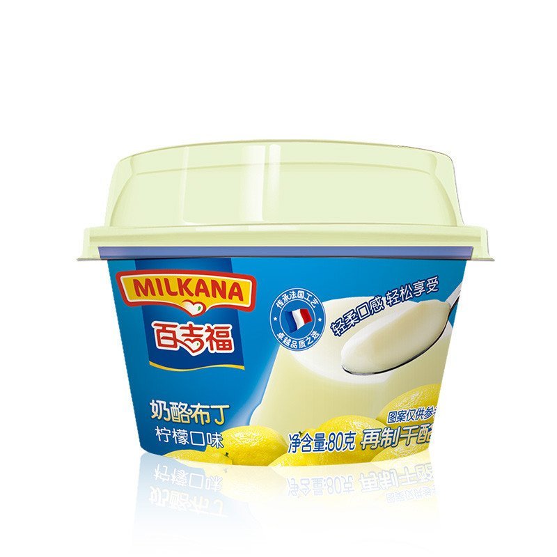 百吉福奶酪布丁柠檬味80g