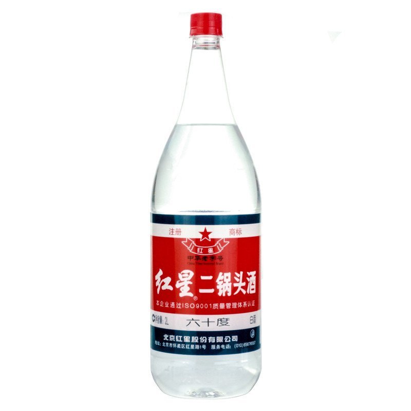 红星二锅头酒 60度 2L 桶装（新老包装随机发货）