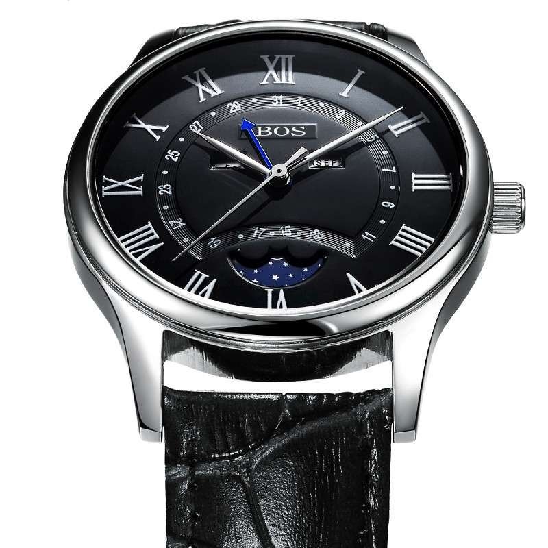 bos宝斯 多功能石英男士手表