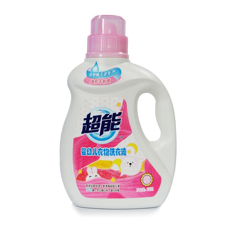 超能婴幼儿衣物洗衣液800g
