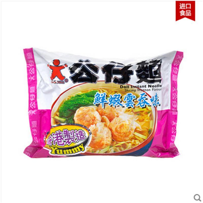 虾肉云吞味公仔面100g