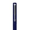 派克PARKER 钢笔 威雅蓝色胶杆墨水笔 学生办公文具书写金属不锈钢F笔尖0.5mm 可吸墨可替换墨囊