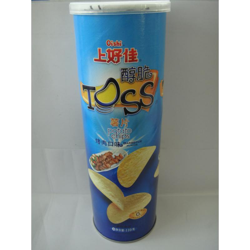 上好佳罐装薯片烤肉味85g