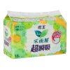 乐而雅超瞬吸纤巧日用护翼型卫生巾22.5cm*18片