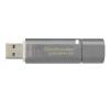 金士顿（Kingston）DTLPG3 32GB硬件加密金属U盘防水防震高速USB3.0优盘32G闪存盘商务办公用银色