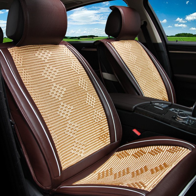 karcle/卡客 汽车坐垫夏季冰丝汽车座垫全包四季通用车垫速腾朗逸凯越朗动 商务咖-舒适版
