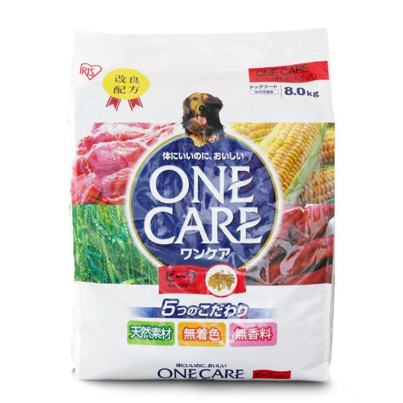爱丽思狗粮onecare牛肉成犬8KG