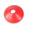 骐骏 足球标志碟 碟标 障碍物标志盘标志物路标足球训练用品装备加厚型 红色