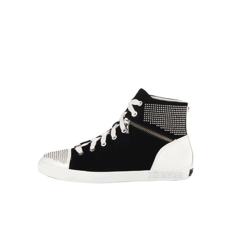 michael kors 迈克·柯尔 女士圆头镶珠 休闲鞋 黑色 9