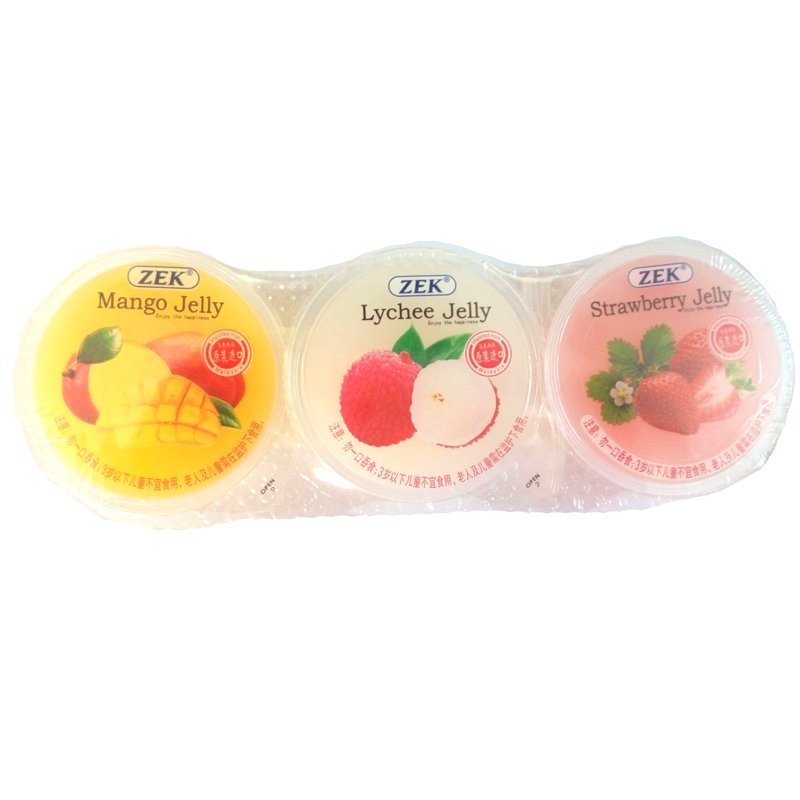 ZEK三合一味果冻255g