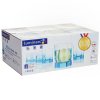 Luminarc法国弓箭(ARC)乐美雅 凝彩冰蓝啤酒杯烈酒杯玻璃杯水杯茶杯300ML(六只装)J4389不保温