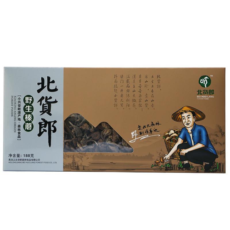 北货郎 榛蘑188g/盒 东北野生榛蘑丁 干货特产 小鸡炖蘑菇