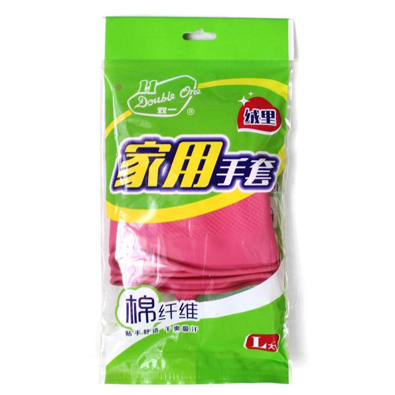 绒里家用手套 棉纤维 L大