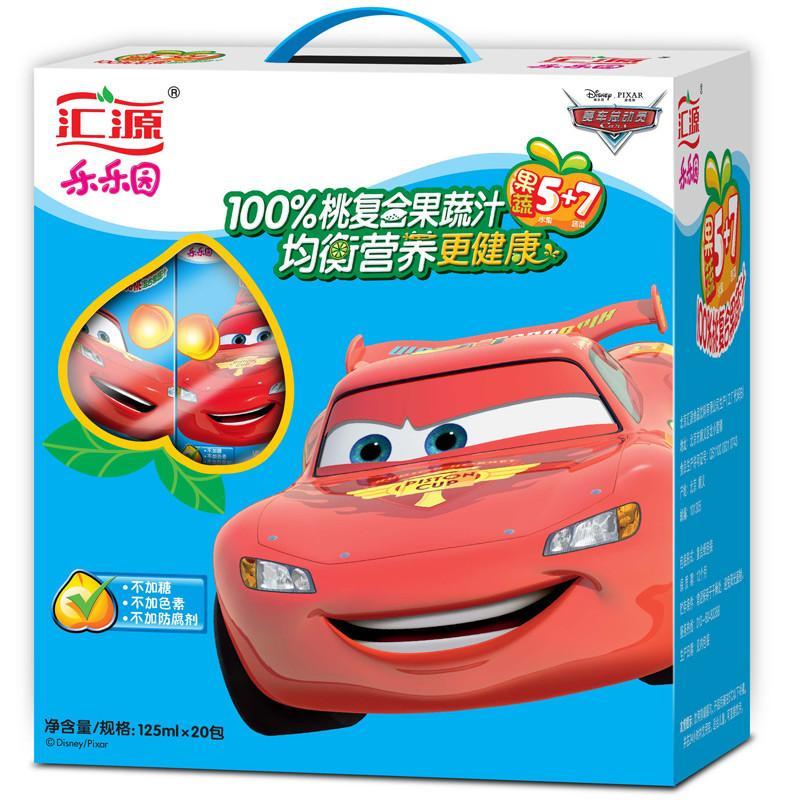 汇源 100%桃果蔬汁125ml*20盒 （儿童专属）礼盒