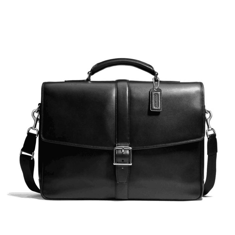 蔻驰（COACH）浮雕LOGO单肩斜挎包 休闲男包/箱包 71073_黑色