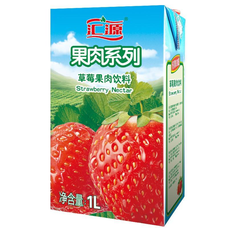 汇源果肉草莓饮料1L