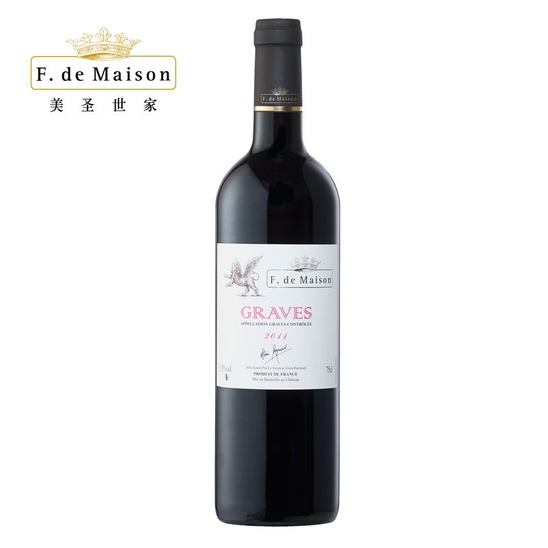 美圣世家醒狮园格拉芙干红葡萄酒750ML