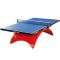 红双喜（DHS）通用乒乓球台 TCH--彩虹 不可折叠专业比赛球桌（附赠高档网架，乒拍，乒球） 彩虹
