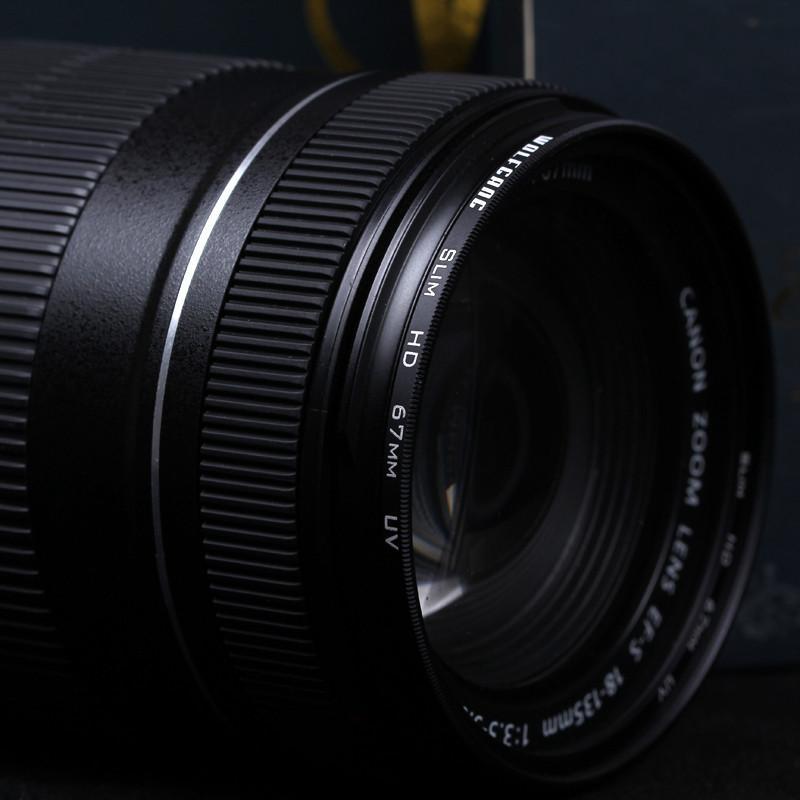 wolfgang沃尔夫冈 hd高透超薄uv镜 58mm 佳能 700d 18-55 55-250 uv
