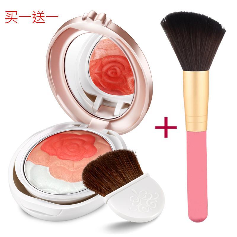 巧迪尚惠蝶恋玫瑰腮红01#暖橘色