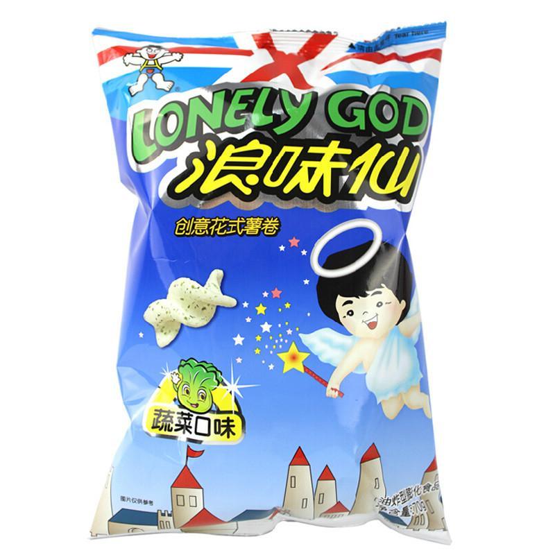 旺旺浪味仙蔬菜味 休闲零食 膨化食品 70g/袋