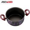 爱仕达ASD印花新不沾少油烟三件套装锅具 明火专用WG03CTJS