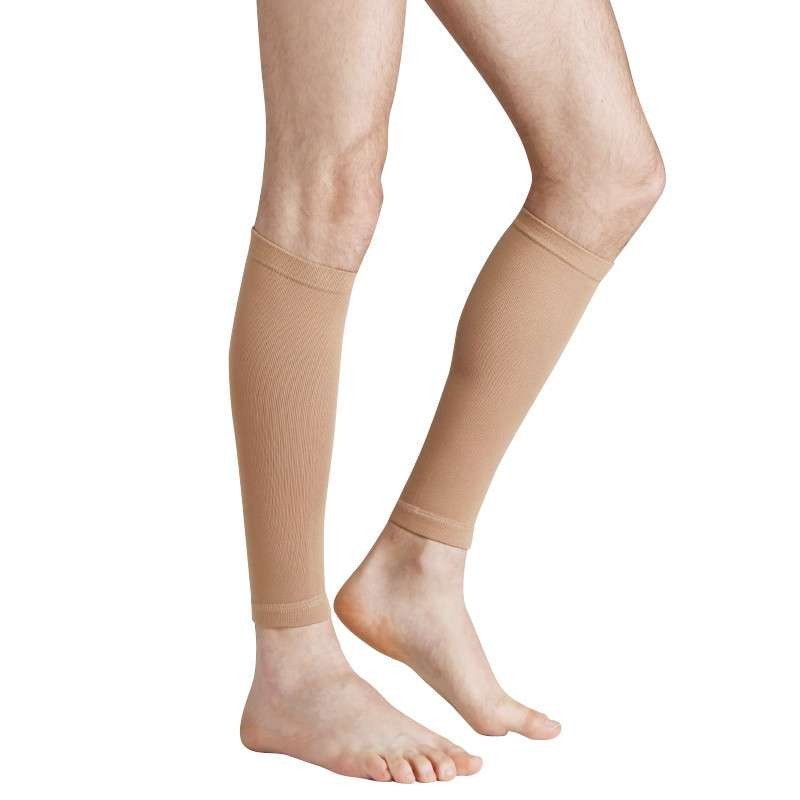 舒尔美医用二级静脉曲张袜 护腿弹力袜 束小腿 黑色薄款 m中号