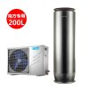 美的（Midea）RSJF-32/R-200/Y-B御泉空气能热水器热泵热水器空气源热水器蓝钻内胆保修6年拉丝银200升