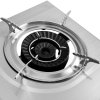 美的(Midea)燃气灶JZT-T206AX天然气灶具 台式 不锈钢 大火力 熄
