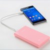 索尼（SONY）CP-V6（粉色） 6100毫安聚合物锂电池USB电源 sony/索尼 轻薄移动电源 迷你可爱聚合物充电宝