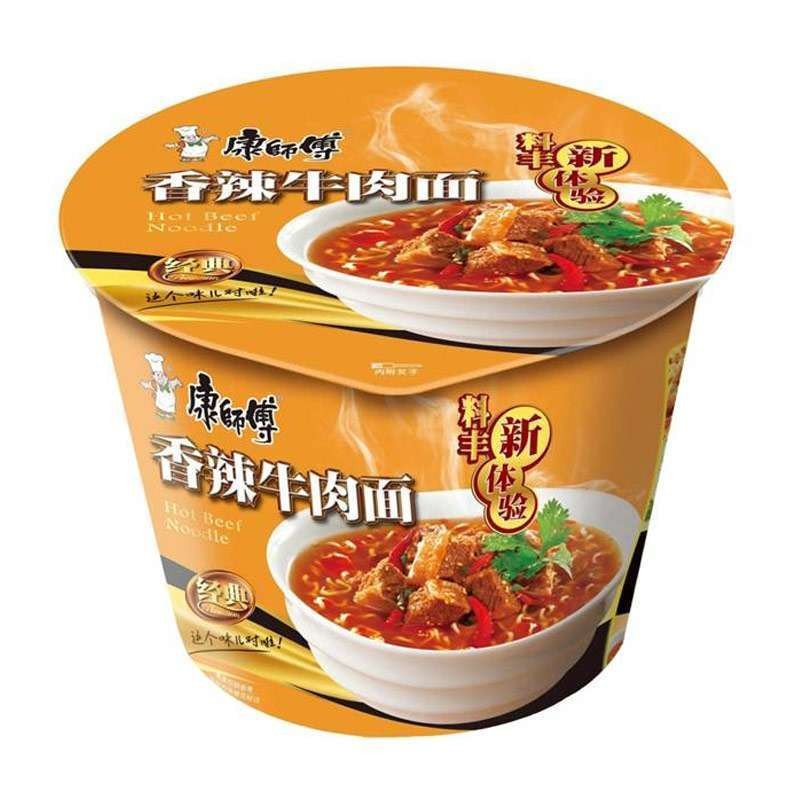 （停用）康师傅香辣牛肉桶面108g
