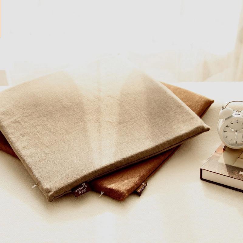 绎生活 记忆棉坐垫榻榻米垫含 烟灰色 50*50cm