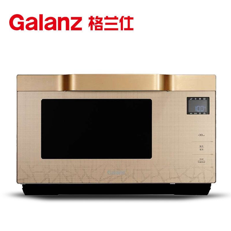 格兰仕微波炉G90F25MSXLVIII-A7(G3) 微波/光波双变频微波炉 欧式下拉门25升食品级不锈钢板光波炉