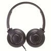 铁三角（Audio-technica） ATH-S300 BK 便携式头戴耳机 便利的单边出线材风格 展现强劲低音音效