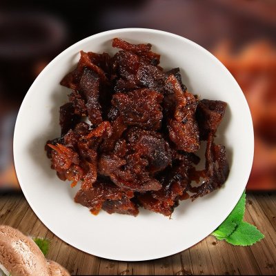 正宗特产小吃森林家手撕香菇蔬菜干盒装独立包装 新奥尔良味320g