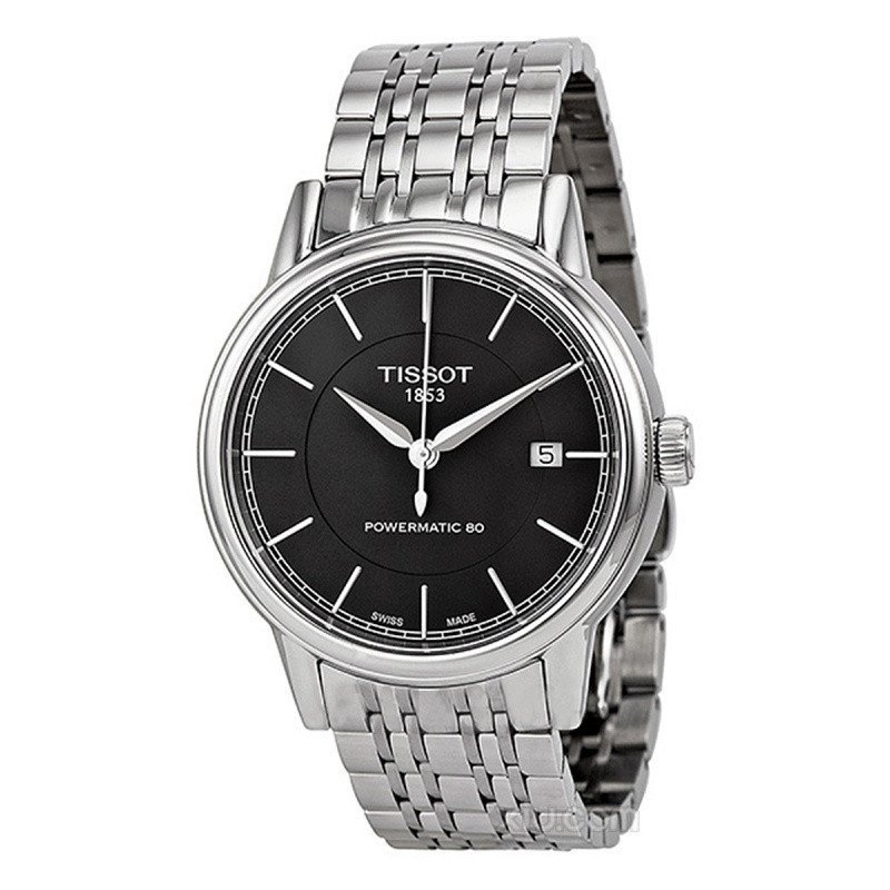 Tissot 卡森系列男士百搭自动机械表 T085.407.11.051.00黑色