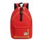 尚魅2016新款日韩版男女包潮旅行包双肩包书包休闲帆布中学生背包 红色