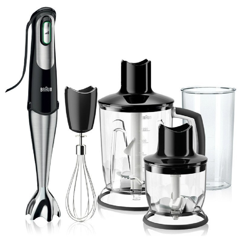 德国博朗（Braun） MQ745 料理机 手持式破壁搅拌料理机 婴儿辅食 打蛋机 绞肉 碎冰 原装进口 750W